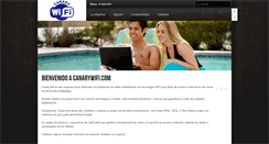 Desktop Screenshot of canarywifi.com